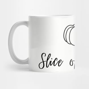 Slice of Season Pumpkin Pie Mug